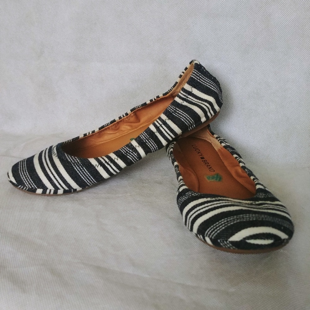 Lucky Brand Ballet Flats 7.5